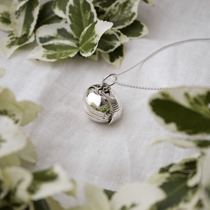 multi photo locket on white